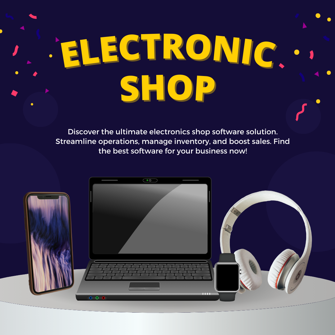 Electronics Shop Software